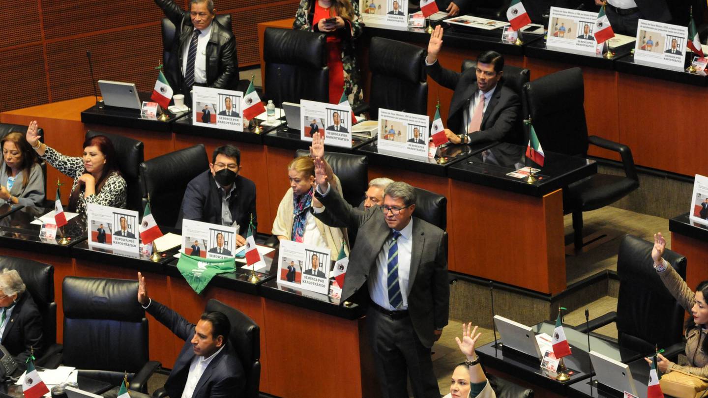 Ricardo Monreal en el Senado