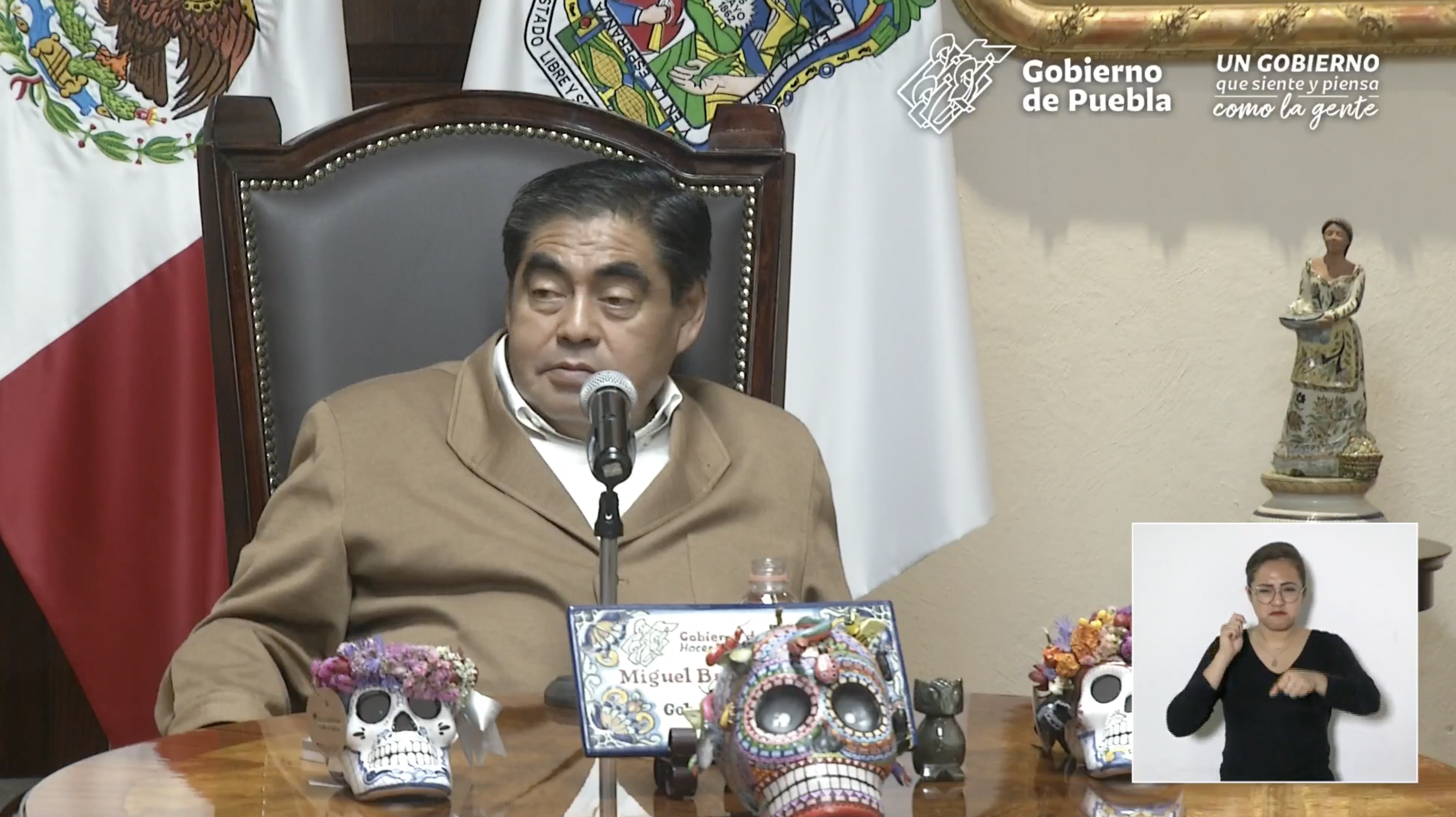 Luis Miguel Barbosa. Capital Puebla