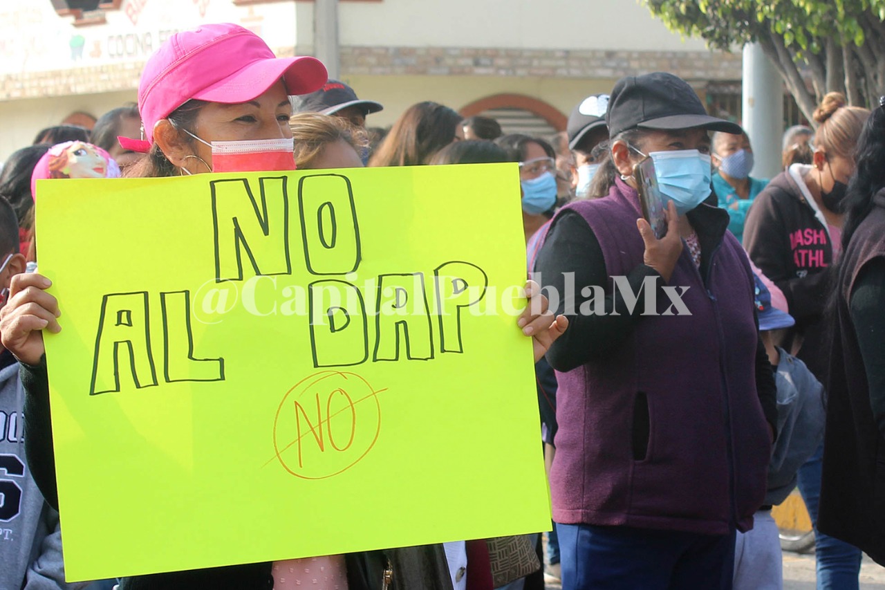 Manifestación contra el DAP - Capital Puebla