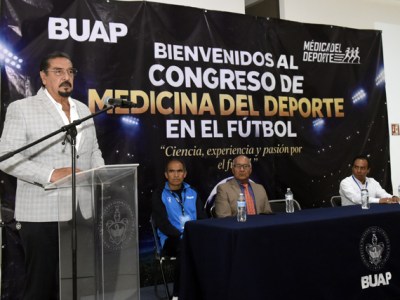 BUAP reúne a especialistas en Congreso Internacional de Medicina Deportiva aplicada al&nbsp;fútbol